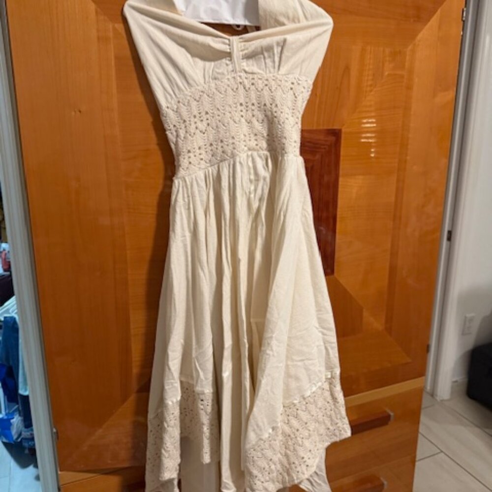 summer off white dress